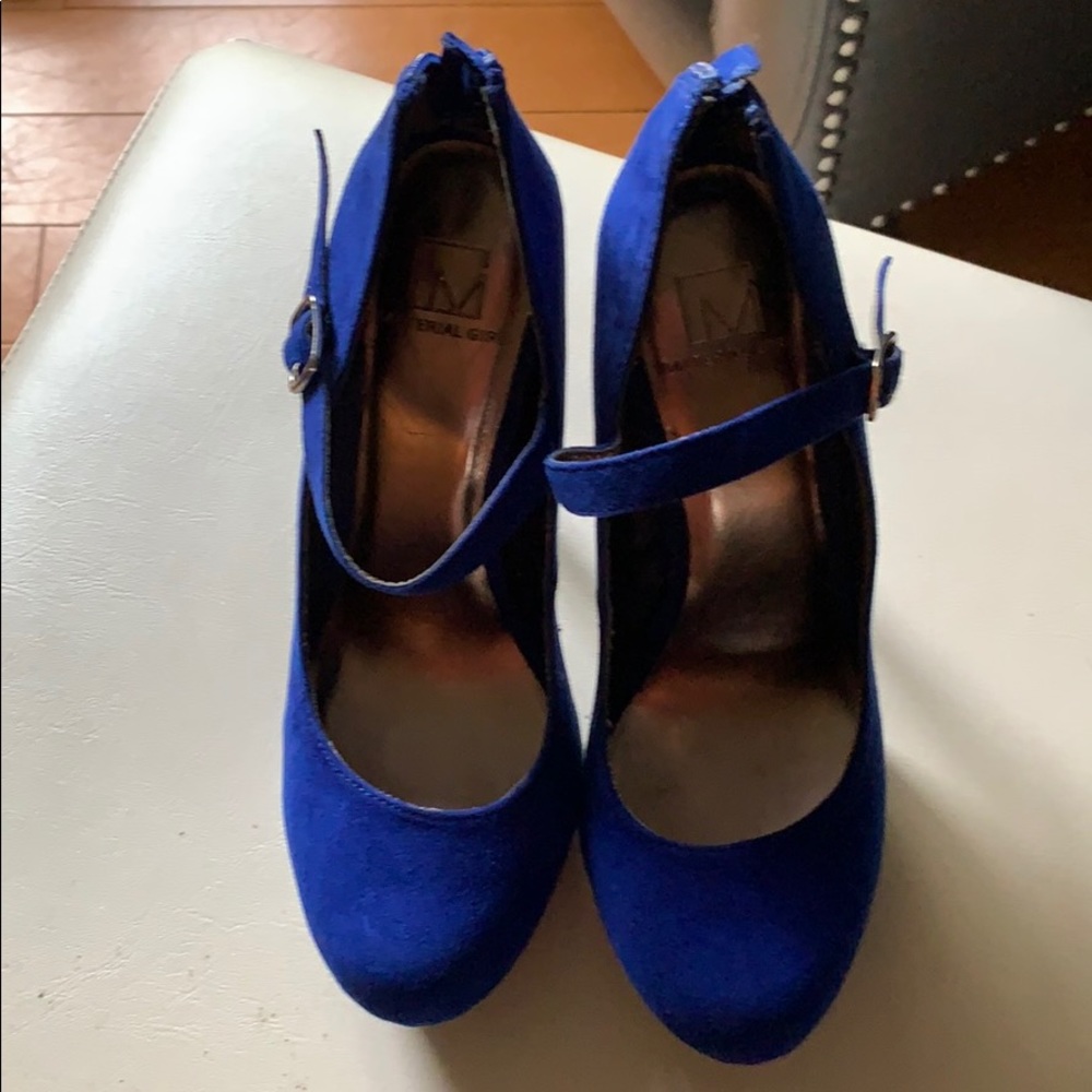 Material Girl blue suede shoes! Homecoming, dressy